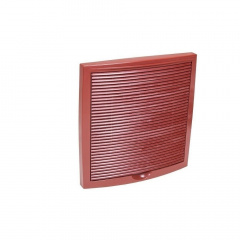 Наружная вентиляционная решетка VILPE 375х375 мм красная Запорожье