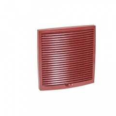 Наружная вентиляционная решетка VILPE 240х240 мм красная Винница