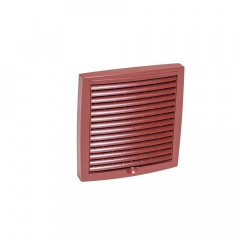 Наружная вентиляционная решетка VILPE 150х150 мм красная Винница