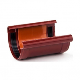 З'єднувач ринви Profil 130 мм червоний