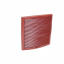 Наружная вентиляционная решетка VILPE 375х375 мм красная Винница
