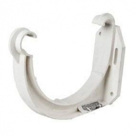 Держак ринви пластиковий Profil 90 мм білий