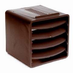 Вентиляционный куб VILPE 85х85х85 мм коричневый Полтава