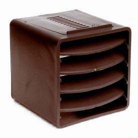 Вентиляционный куб VILPE 85х85х85 мм коричневый