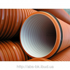 Труба гофрована для каналізації K2-KAN безнапірна 200 мм 6 м Київ