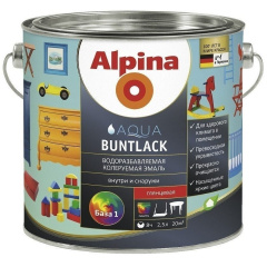 Эмаль Alpina Aqua Buntlack 2,5 л Полтава