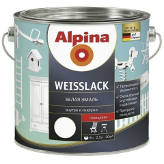 Емаль Alpina Weisslack 2,5 л Черкаси