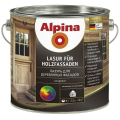 Лазур Alpina Lasur fur Holzfassaden 0,75 л Луцьк