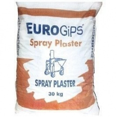 Распыляемая гипсовая штукатурка EUROGIPS Spray plaster 30 кг Киев