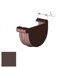 Заглушка права Gamrat 150 мм коричнева Вишневе