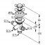 Перемикач на два положення KLUDI ADLON хром (518480520) Тернопіль