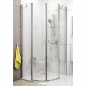 Душовий куточок RAVAK Chrome CSKK4-80 800х1950 мм полірований алюміній+transparent (3Q140C00Z1)