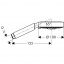 Ручний душ Hansgrohe Raindance S 100 Air EcoSmart 100 мм хром (28552000) Кропивницький