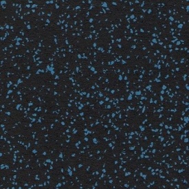 Резино-каучукове покриття RBSI для тренажерних залів з синіми EPDM-гранулами
