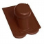 Круглый неутепленный вентиляционный элемент Terran Рундо 110 мм коричневый Хмельницкий