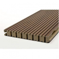 Акустичні панелі DECOR ACOUSTIC Pyramid 30/2N 2400*576*17 мм натуральний шпон вишня