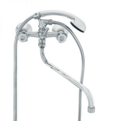 Смеситель для ванной и умывальника HERZ Val с настенным креплением хром (UH07356) Полтава