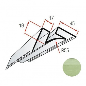 Внутренний угол Альта-Профиль KANADA плюс Премиум хаки металлик