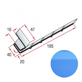 J-Фаска Альта-Профиль KANADA плюс Премиум синий металлик