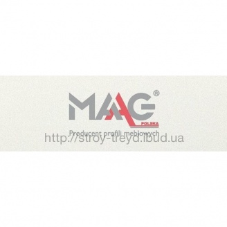 Кромка ПВХ MAAG 201-G білий гладкий