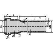 Труба каналізаційна для внутрішньої каналізації ПВХ 32х1,8 мм Краматорськ