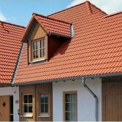 Цементно-піщана черепиця BRAAS Франкфурт Cisar 420х330 мм червоний Прилуки