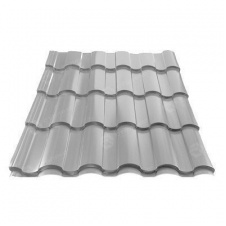Металочерепиця Сталекс VALENCIA 350/15 0,45 мм PE Китай (Sutor Steel) (RAL7004/сигнальний сірий)