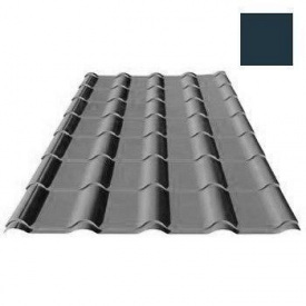 Металочерепиця Pruszynski Kron 350 мат поліестер 1180х2920 мм Польща (RAL7015 Slate grey #434750)