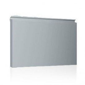 Фасадна касета Ruukki Liberta elegant 500Grande 571x700x2400 мм (RAL7000/сіра білка)