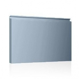 Фасадна касета Ruukki Liberta elegant 500Grande 571x700x2400 мм (RAL7031/синьо-сірий)