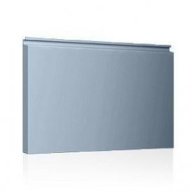 Фасадная кассета Ruukki Liberta elegant 500Grande 851x900x1800 мм (RAL7031/сине-серый)