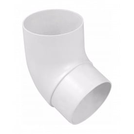Колено трубы Альта-Профиль Стандарт 45 градусов 74 мм белый