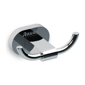 Подвійний гачок RAVAK Chrome 90 мм