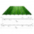 Профнастил Сталекс С-15 1170/1115 мм 0,4 мм PE Китай (RAL6005/зеленый мох)