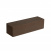 Облицовочный кирпич Фагот гладкий 78 упакован столбами 250х100х65 мм (шоколад (МК))