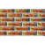 Плитка фасадная Фагот под мраморный кирпич радужный 250х16х65 мм желто-красно-серый