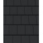 Керамическая черепица CREATON Domino 257х436 мм (black matt engobe slipped) Киев