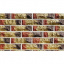 Облицовочный кирпич Фагот мраморный 60 радужный трехцветный 250х60х65 мм (красно-желто-коричневый) Киев