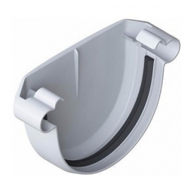 Заглушка ринви Альта-Профіль Еліт 125 мм білий