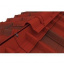 Конек модельный сборный Onduvilla 1060x194 мм красный 3D Бровары