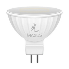 Светодиодная лампа MAXUS LED-405-01 MR16 4W 3000K 220V GU 5.3 AP Тернополь