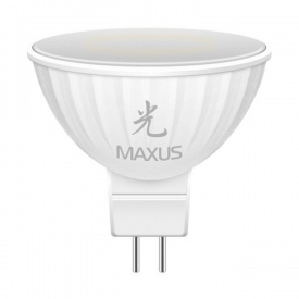 Светодиодная лампа MAXUS LED-405-01 MR16 4W 3000K 220V GU 5.3 AP
