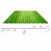 Профнастил Сталекс С-6 1215/1160 мм 0,50 мм PE Германия (Acelor Mittal) (RAL6002/зеленый лист)