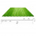 Профнастил Сталекс С-6 1215/1160 мм 0,45 мм PEMA Корея (Dongbu) (RAL6002/зеленый лист)