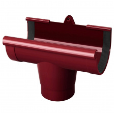 Воронка ринви Rainway 130/100 мм червона