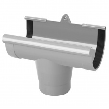 Воронка ринви Rainway 130/100 мм сіра