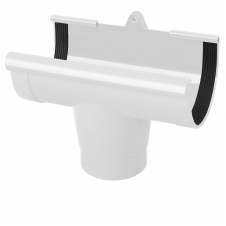 Воронка ринви Rainway 130/100 мм біла