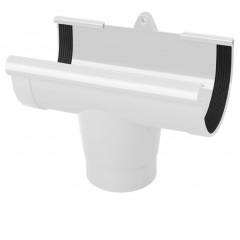 Воронка ринви Rainway 90/75 мм біла Київ