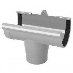 Воронка ринви Rainway 90/75 мм сіра Львів