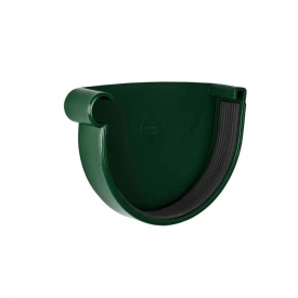 Заглушка ринви ліва Rainway 130 мм зелена